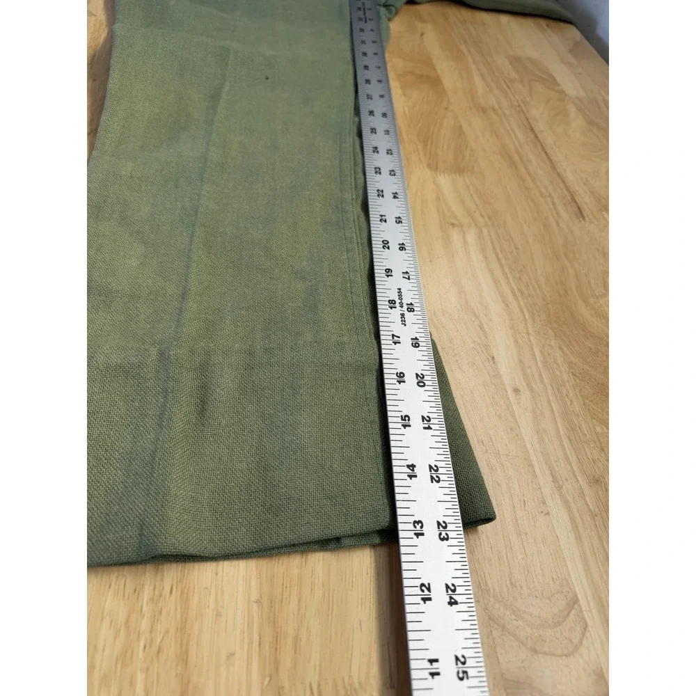 Vintage Big E Levi Sta-Prest Forrest Green‎ Pants RARE Size 32 Capri Wide Leg
